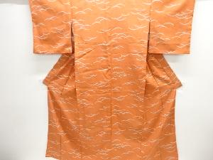 雪芝模様小紋着物